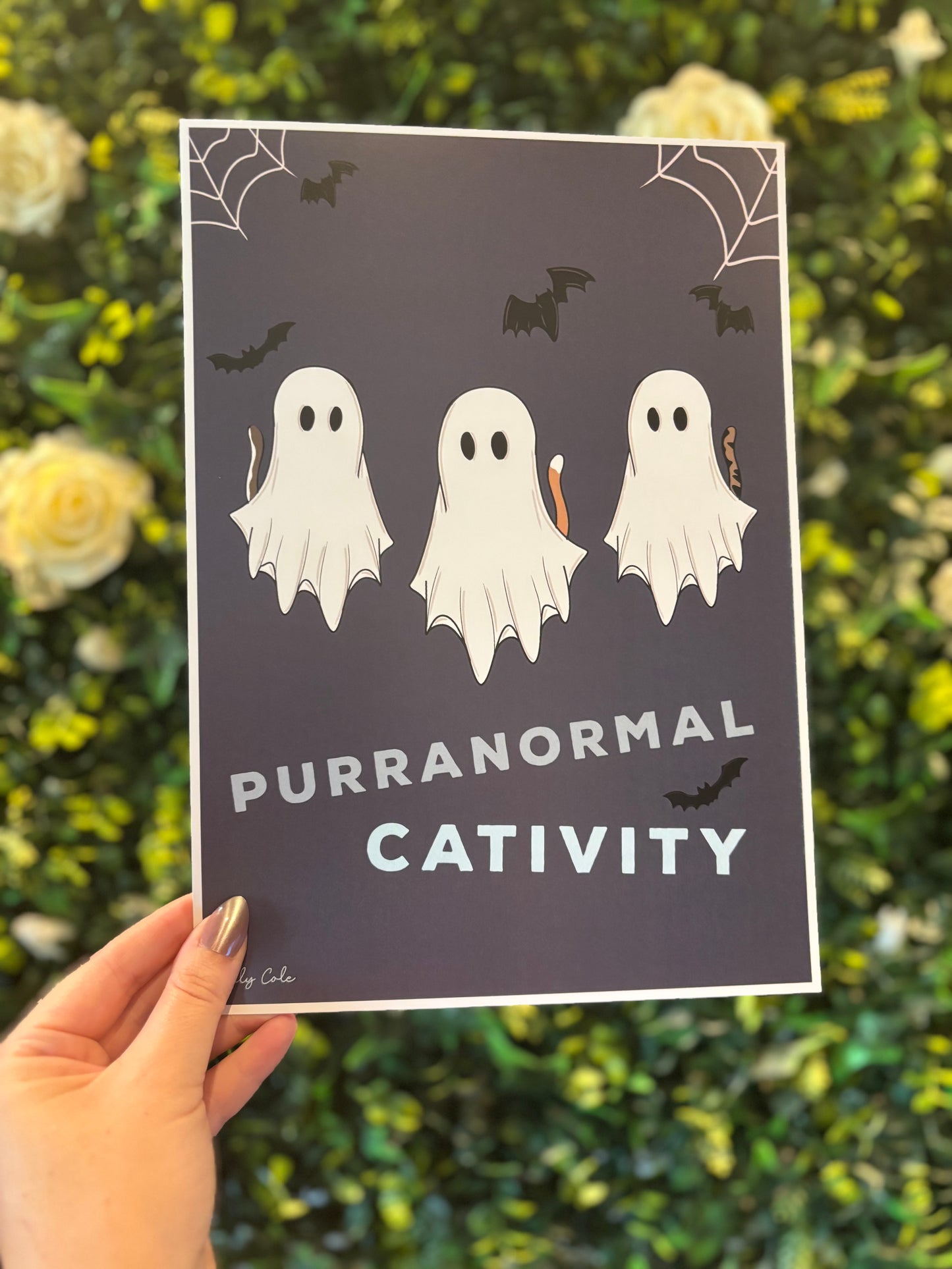 Halloween Purranormal Cativity Digital Poster Print