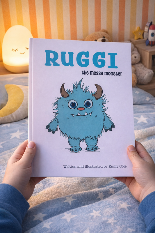 Ruggi The Messy Monster Self-Published Fun-Filled Children’s Book Ages 3+