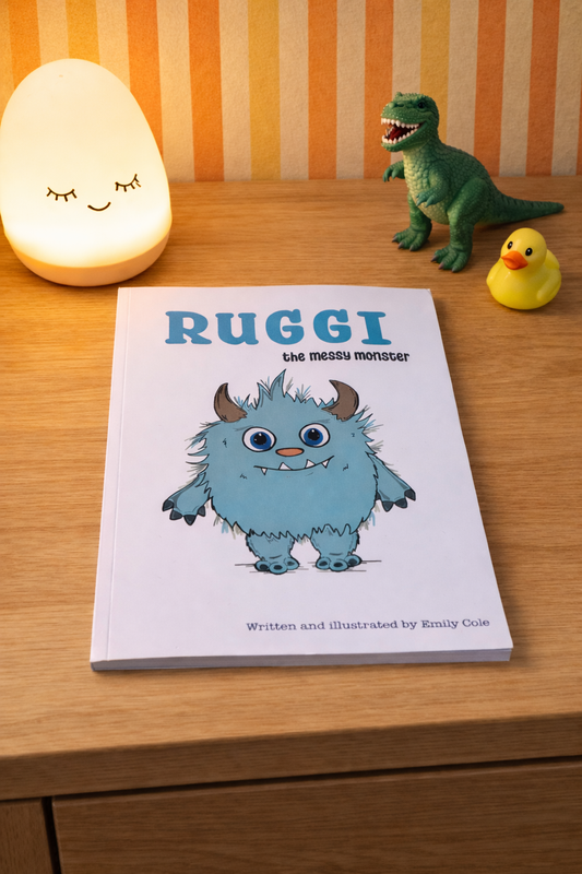 Ruggi The Messy Monster Self-Published Fun-Filled Children’s Book Ages 3+