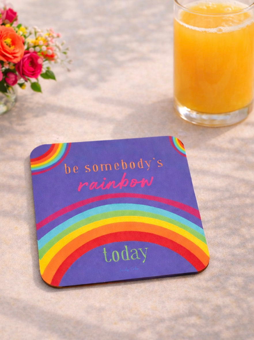 Set of 4 Bold & Vibrant Affirmation Coasters