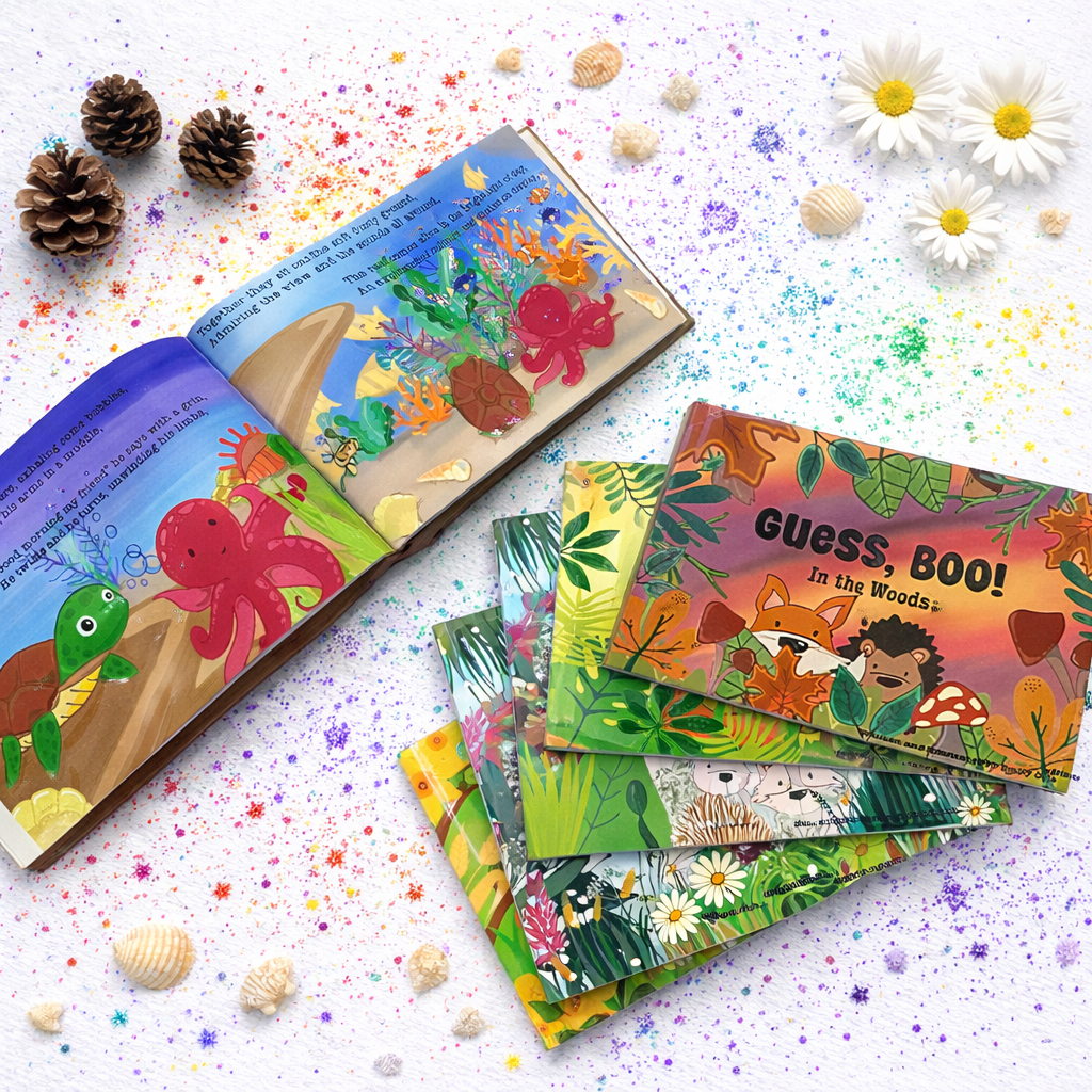 Guess, Boo! Complete Set Children’s Rhyming Adventure Books