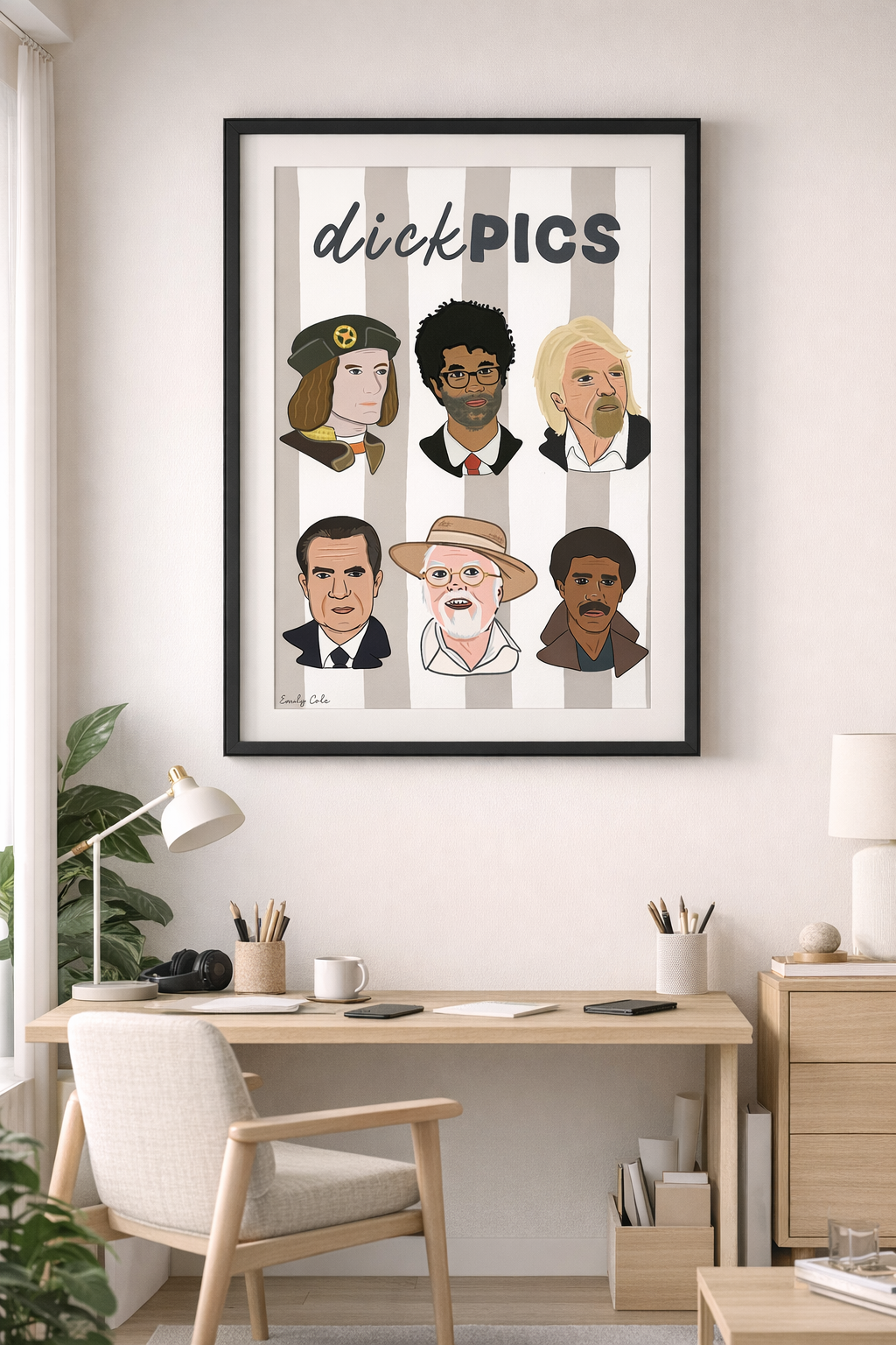 Dick Pics Famous Richard’s Funny Historical Wall Art