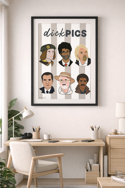 Dick Pics Famous Richard’s Funny Historical Wall Art