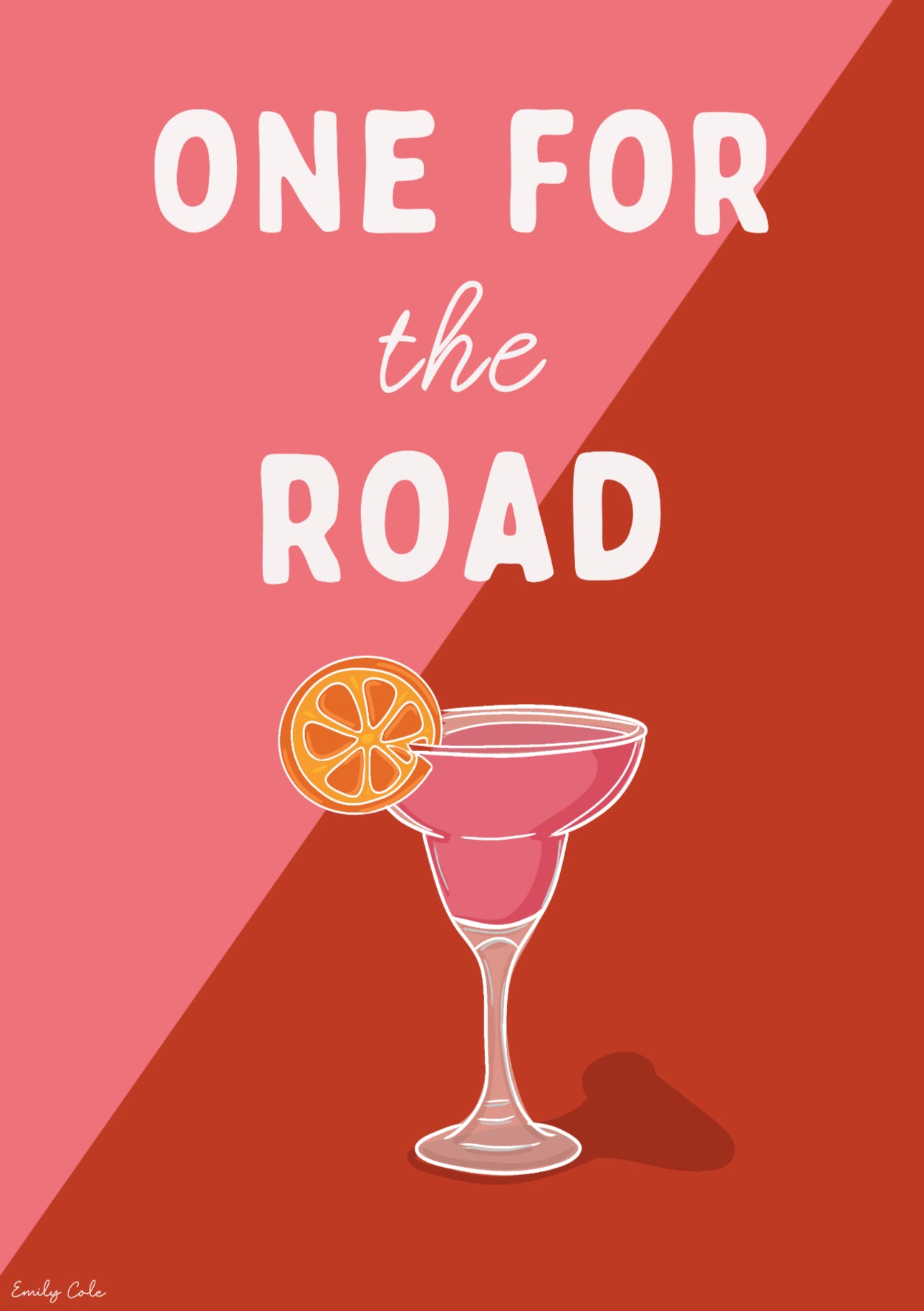 Set of 5 A4 Retro Cocktail Themed Poster Prints