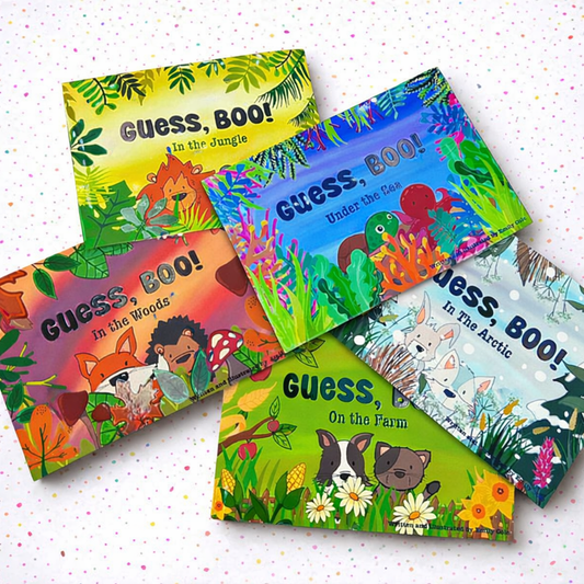 Guess, Boo! Complete Set Children’s Rhyming Adventure Books