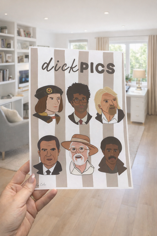 Dick Pics Funny Famous Richard’s Poster, Funny Wall Art, Digital Download Print