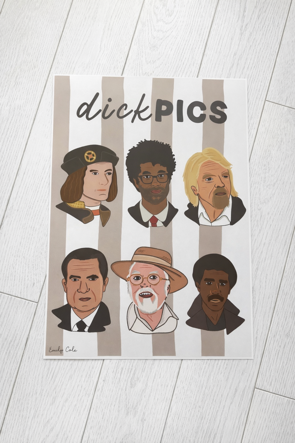 Dick Pics Famous Richard’s Funny Historical Wall Art