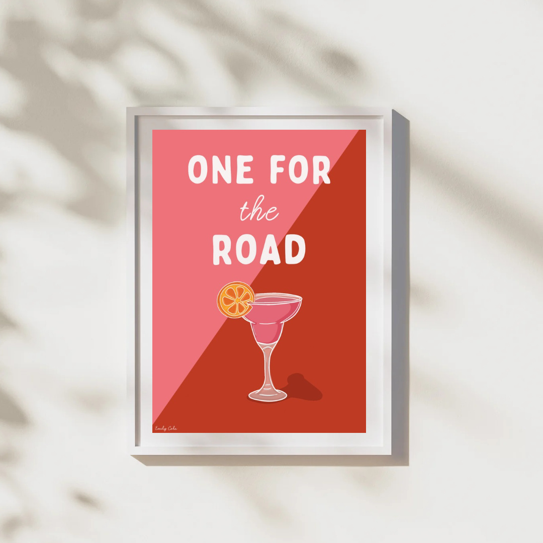 Set of 5 A4 Retro Cocktail Themed Poster Prints