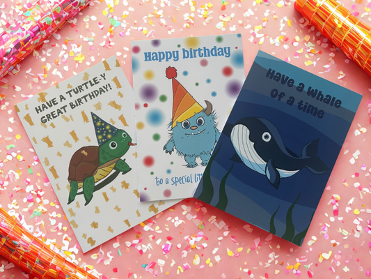 Set of 3 Greetings Cards